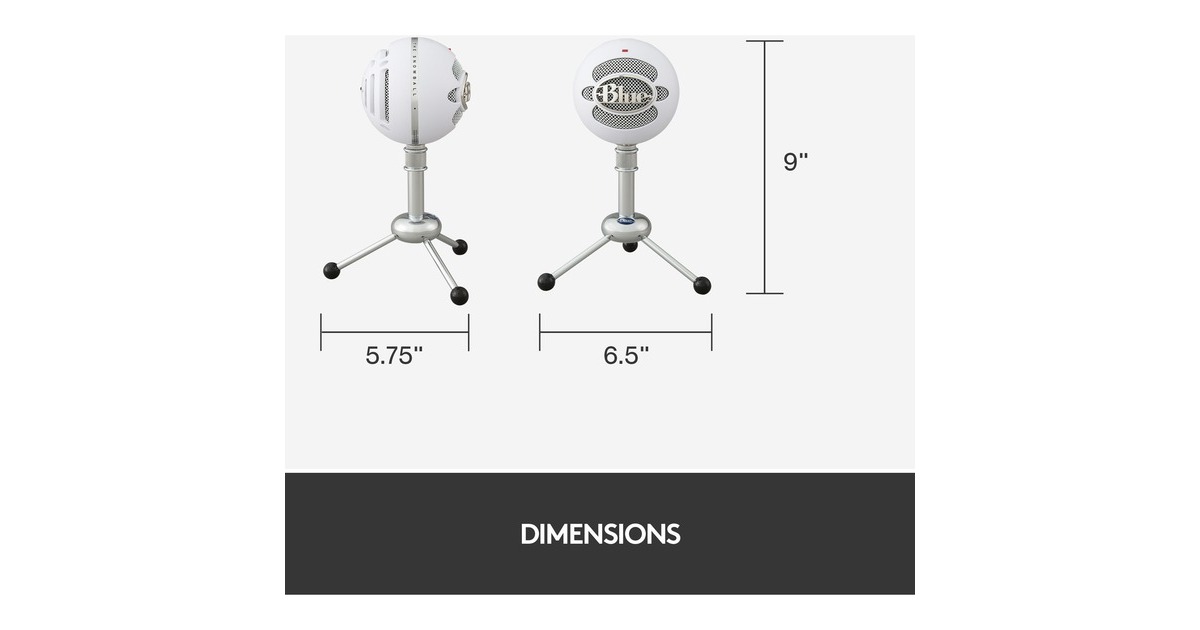 Blue MicrophonesSnowball microfoon  (Wit)