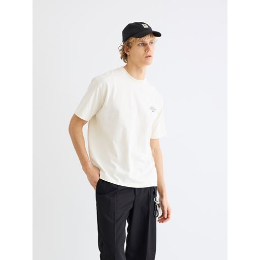 Woodbird Baine Eat T-shirt, Off White, XL