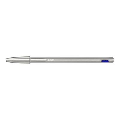 BIC Cristal Re'New - Stylo à bille rechargeable bleu