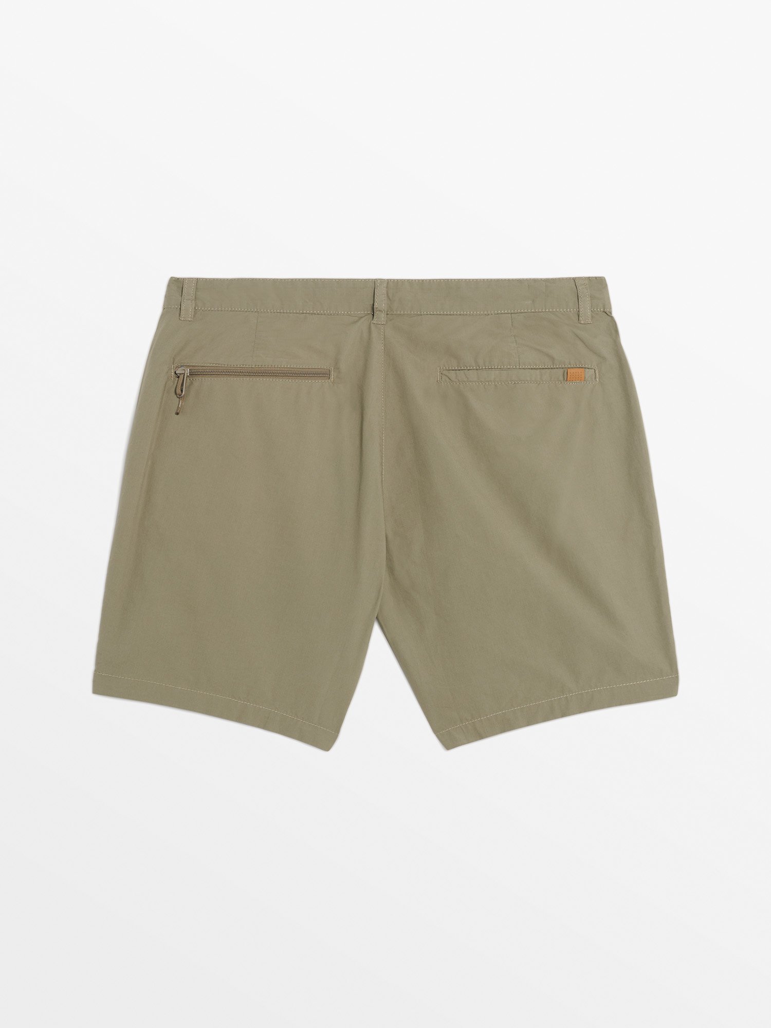 Short Homme Léger Coton Biologique Kaki