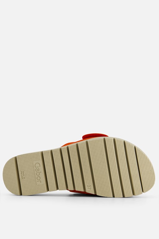 Gabor Sandalen oranje Suede