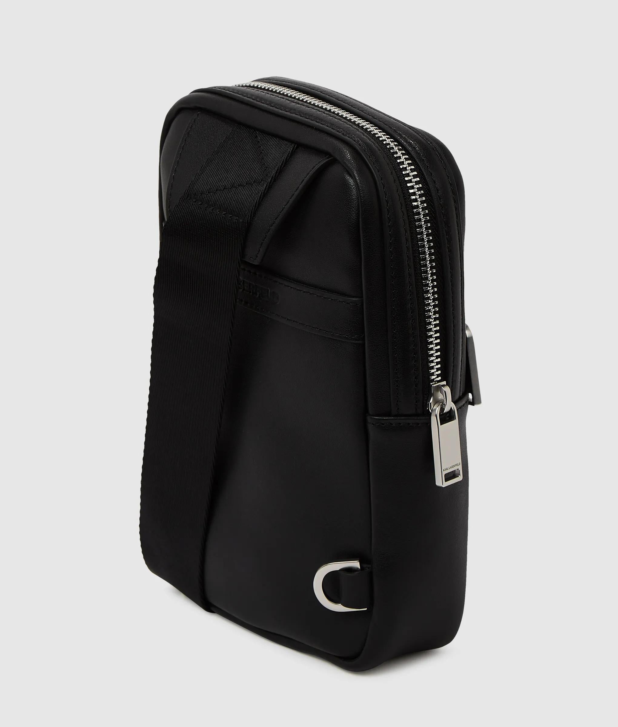 Monogram patch slingbag