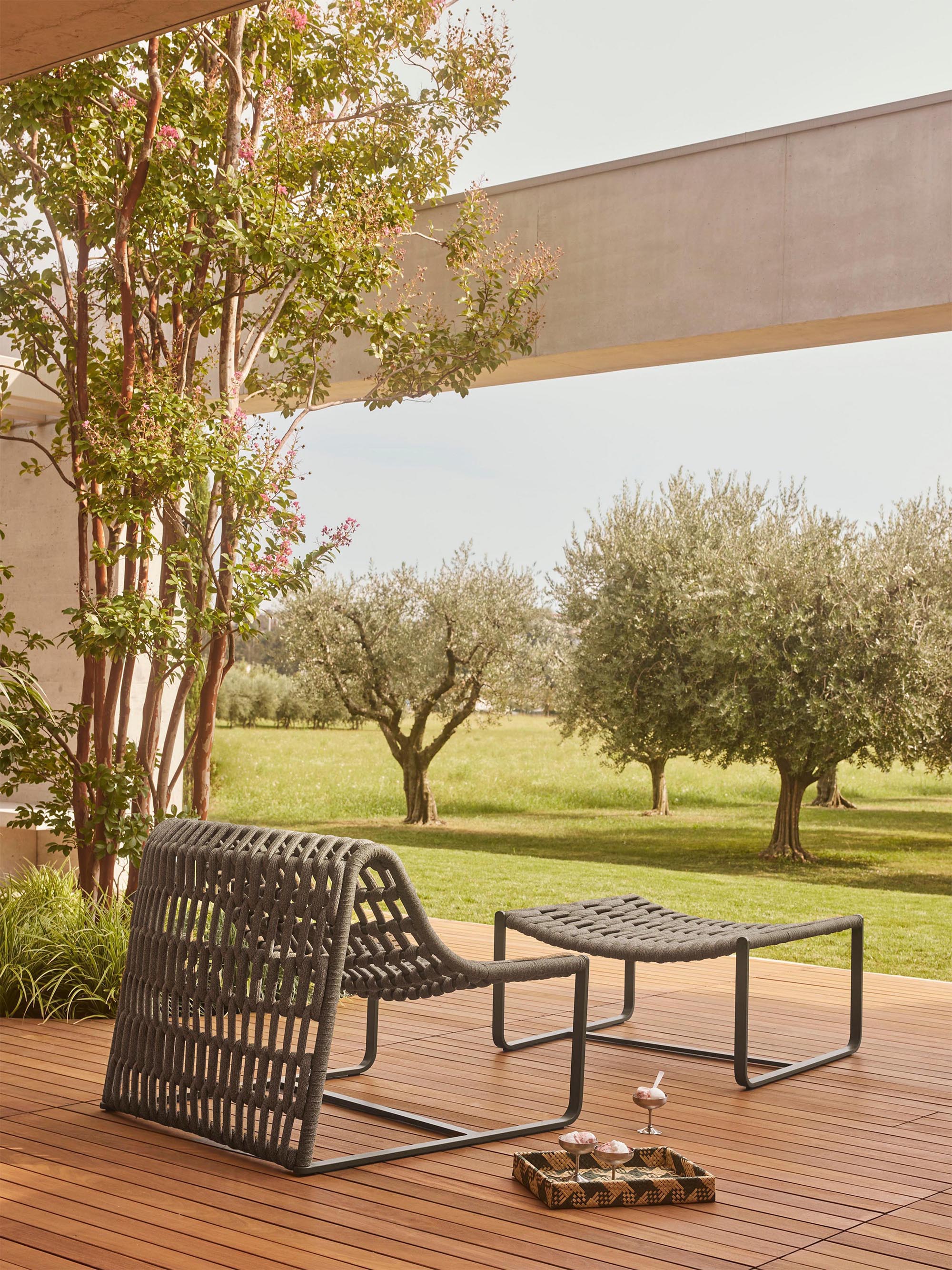 Tuin loungefauteuil Juta