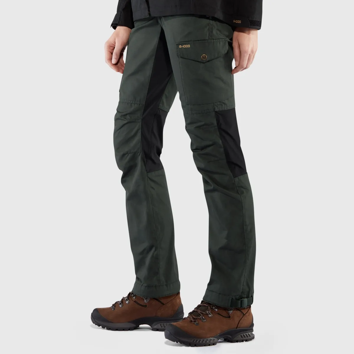 Fjällräven Women's Kaipak Trousers Curved Basalt
