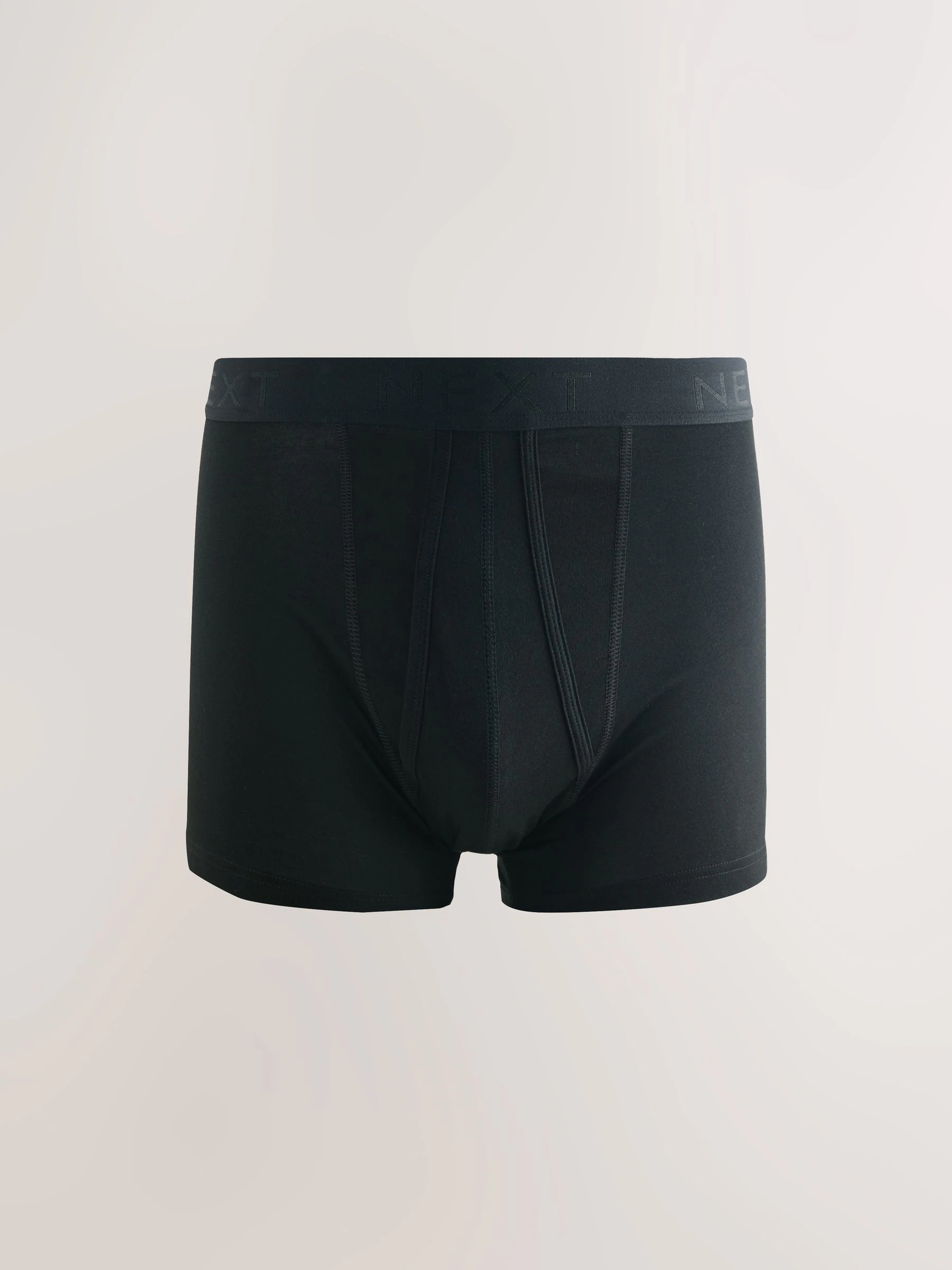 Blauw/grijs/ecru/rood/zwart - Verpakking van 5 - Boxershorts met A-voorkant