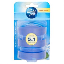 Ambi Pur Toiletblok fris water en munt navulling