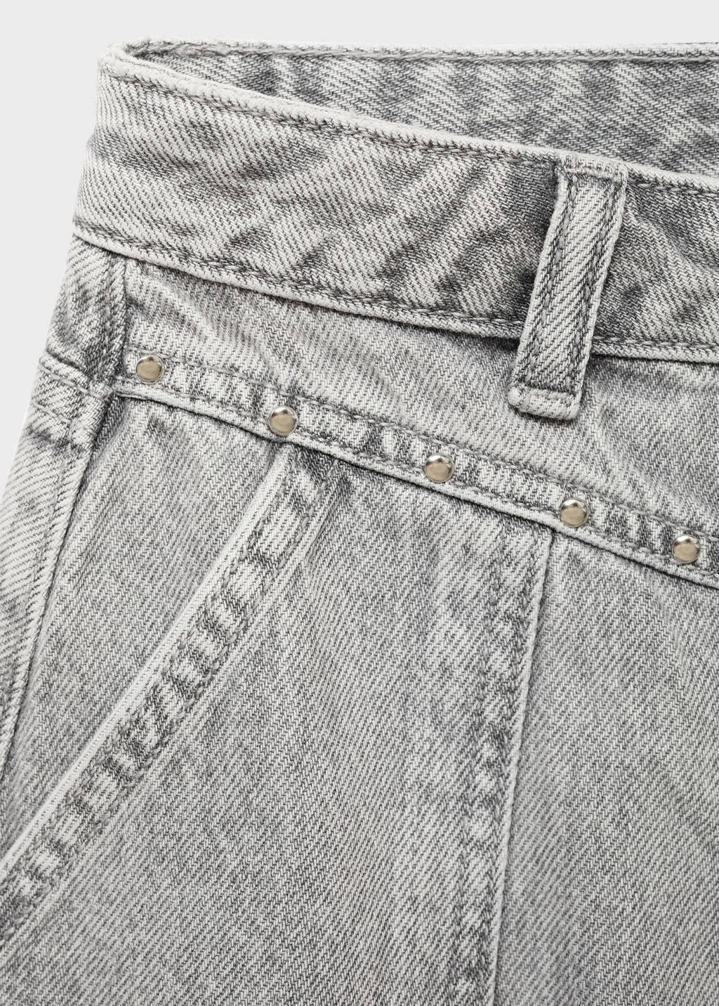 Mango Kids denim spijkerrok grey denim