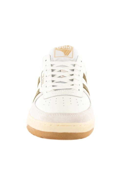 Baskets basses gola hawk white/khaki/rust