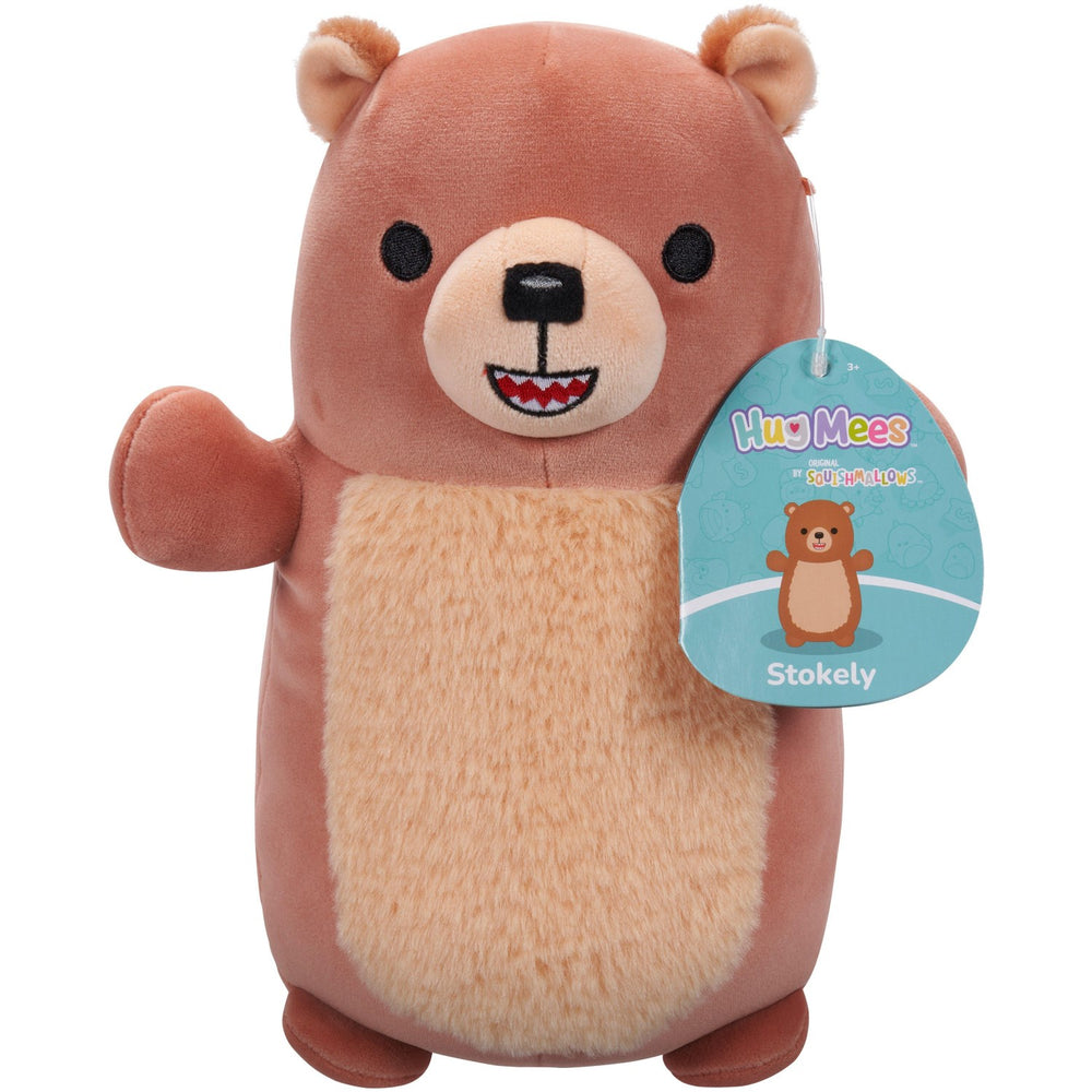 Køb Squishmallows 25 Cm HugMees Stokely The Kodiak Bear