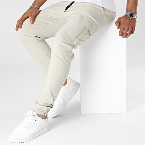 Pantalon Cargo Gris Clair