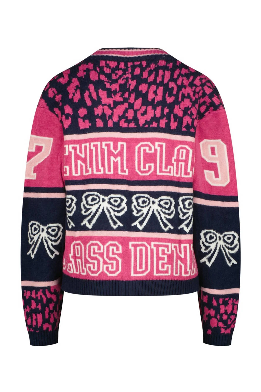 Vingino gebreid vest roze