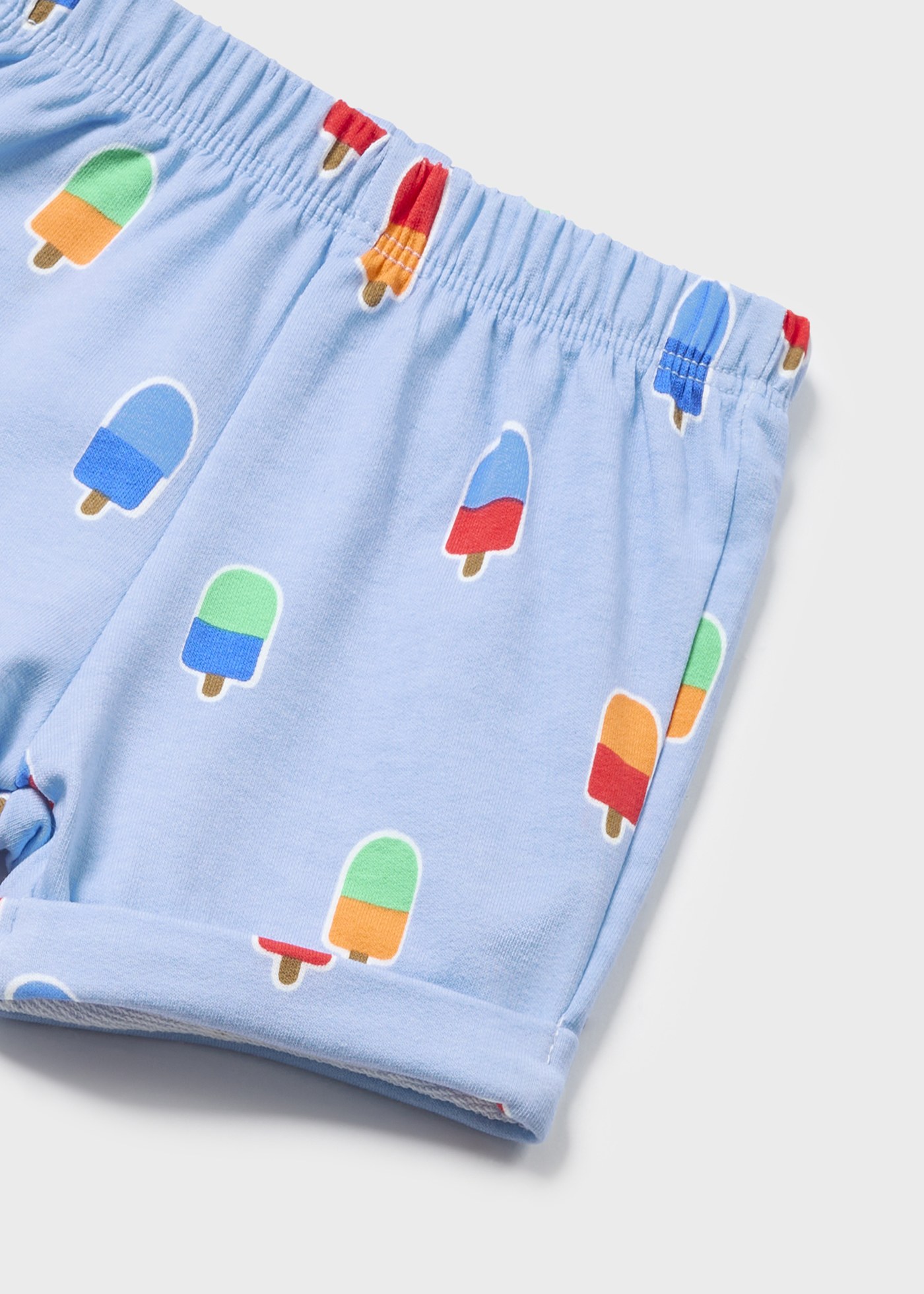 Conjunto Better Cotton de 2 peças, estampado, recém-nascido, branco