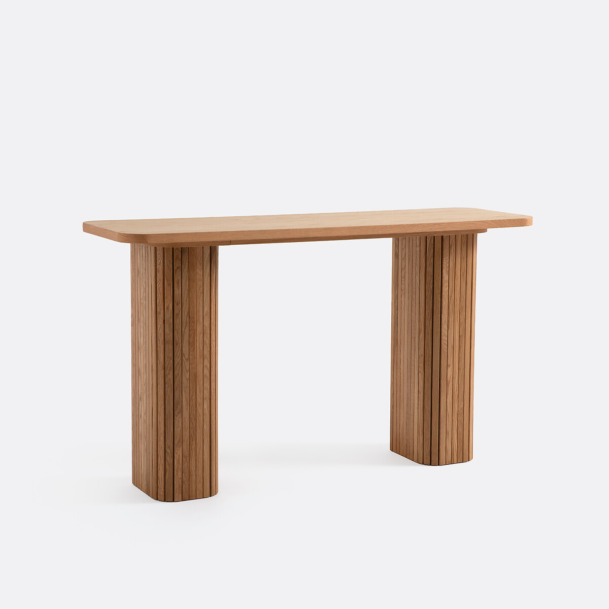 LA REDOUTE INTERIEURS<br>Mesa consolas de folheado de carvalho, Latti