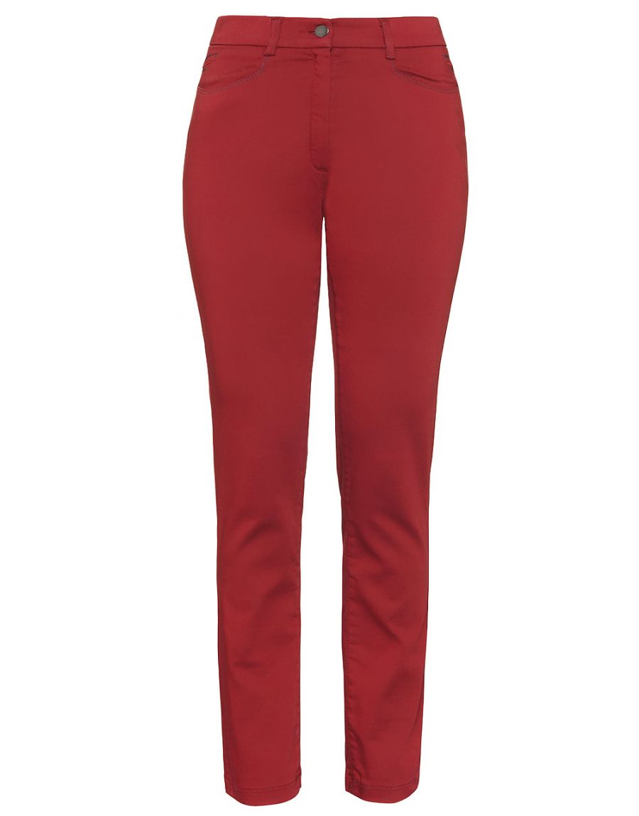 Pantalon bordeaux stretch