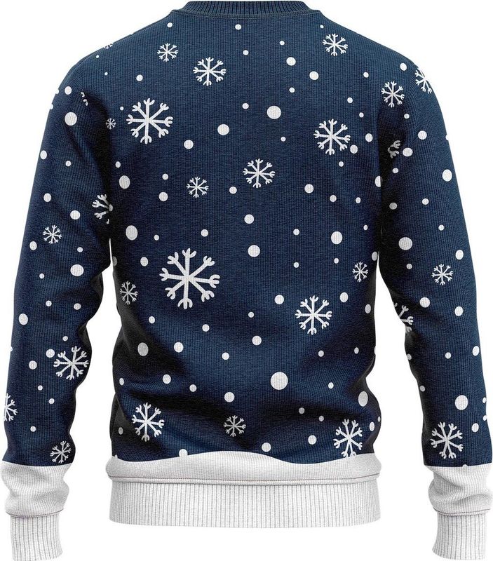 JAP - Christmas - Kersttrui - Donker Blauw - Rudolf het Rendier - 100% Gerecycled