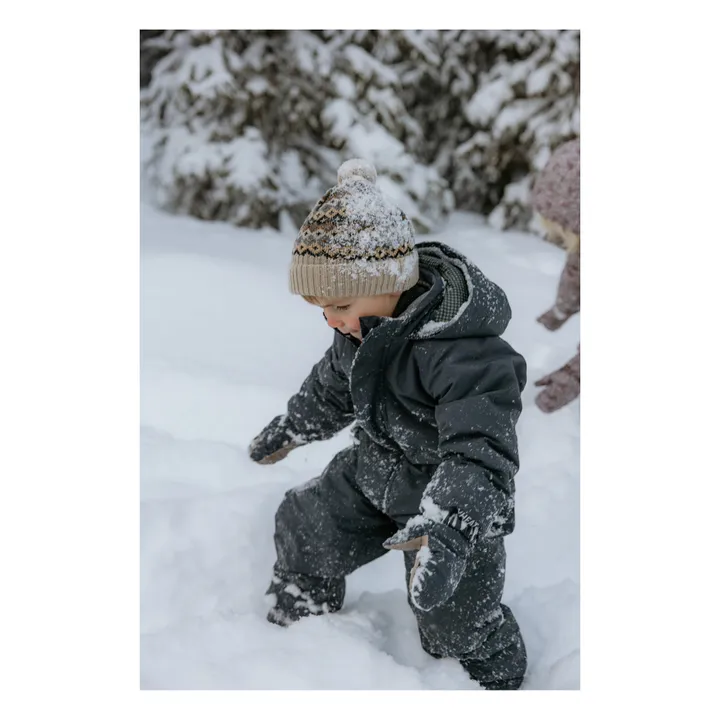 Wheat Combinaison de Ski Unie Matières Recyclées Miko Tech | Bleu marine