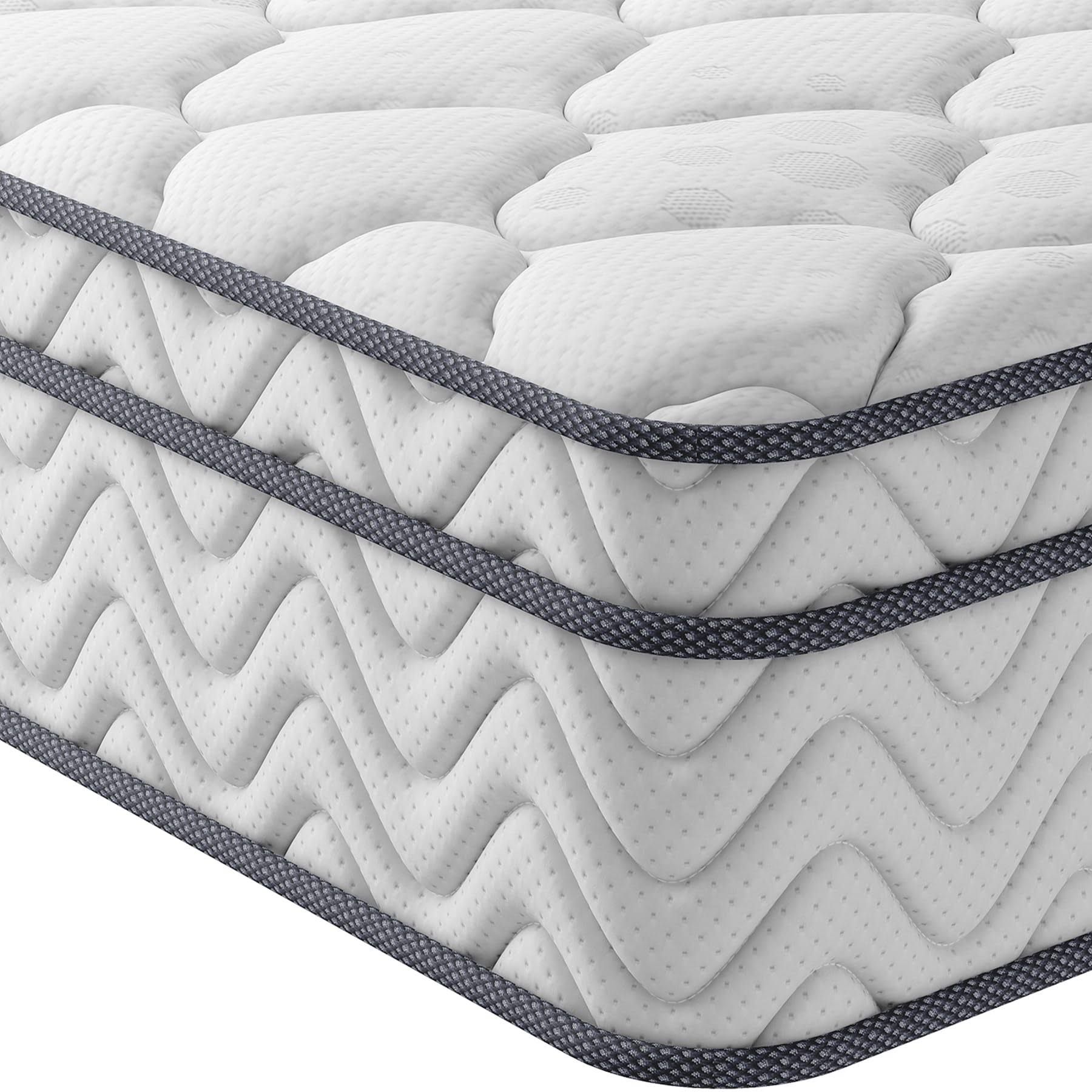 Vesgantti 30cm Höhe Matratze H3 7-Zonen Taschenfederkernmatratze Mittelfeste Orthopädischem Kaltschaummatratze Öko-Tex Zertifiziert