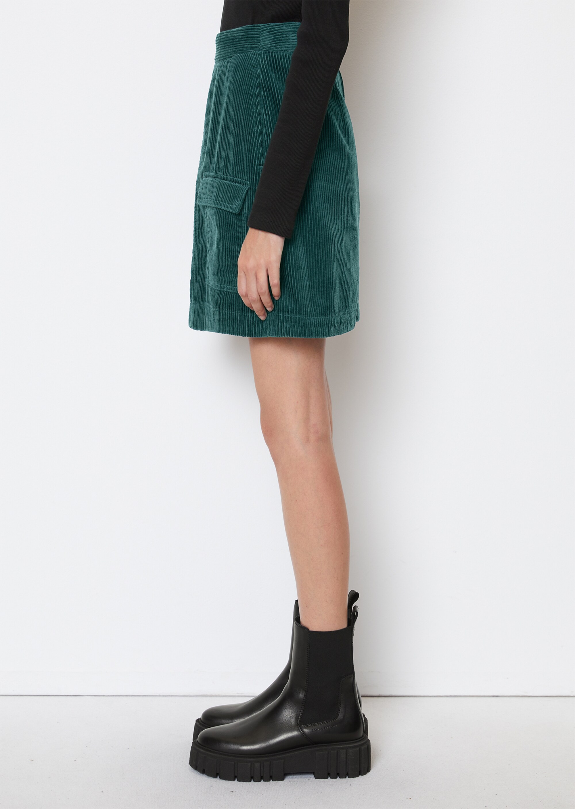 Cord-Minirock aus Organic Cotton
