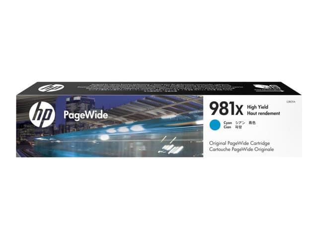 HP blækpatron 981X High Yield Original PageWide Cyan