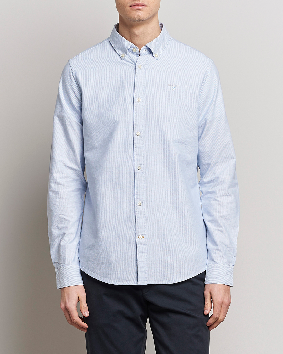 Barbour Lifestyle Tailored Fit Striped Oxtown Shirt Blue/White