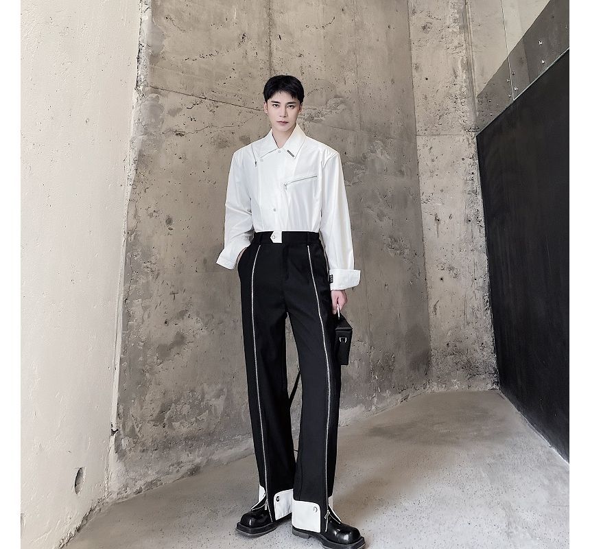 Patow - Hoge taille rechte broek