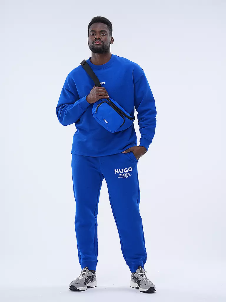 HUGO Sweater NAVIU blau