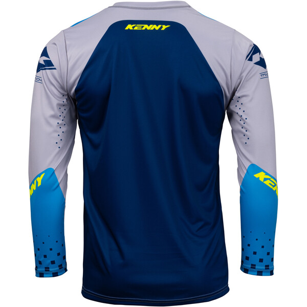 Kenny - Maillot enfant Track Kid Focus - 2023 Gris / Navy / Jaune