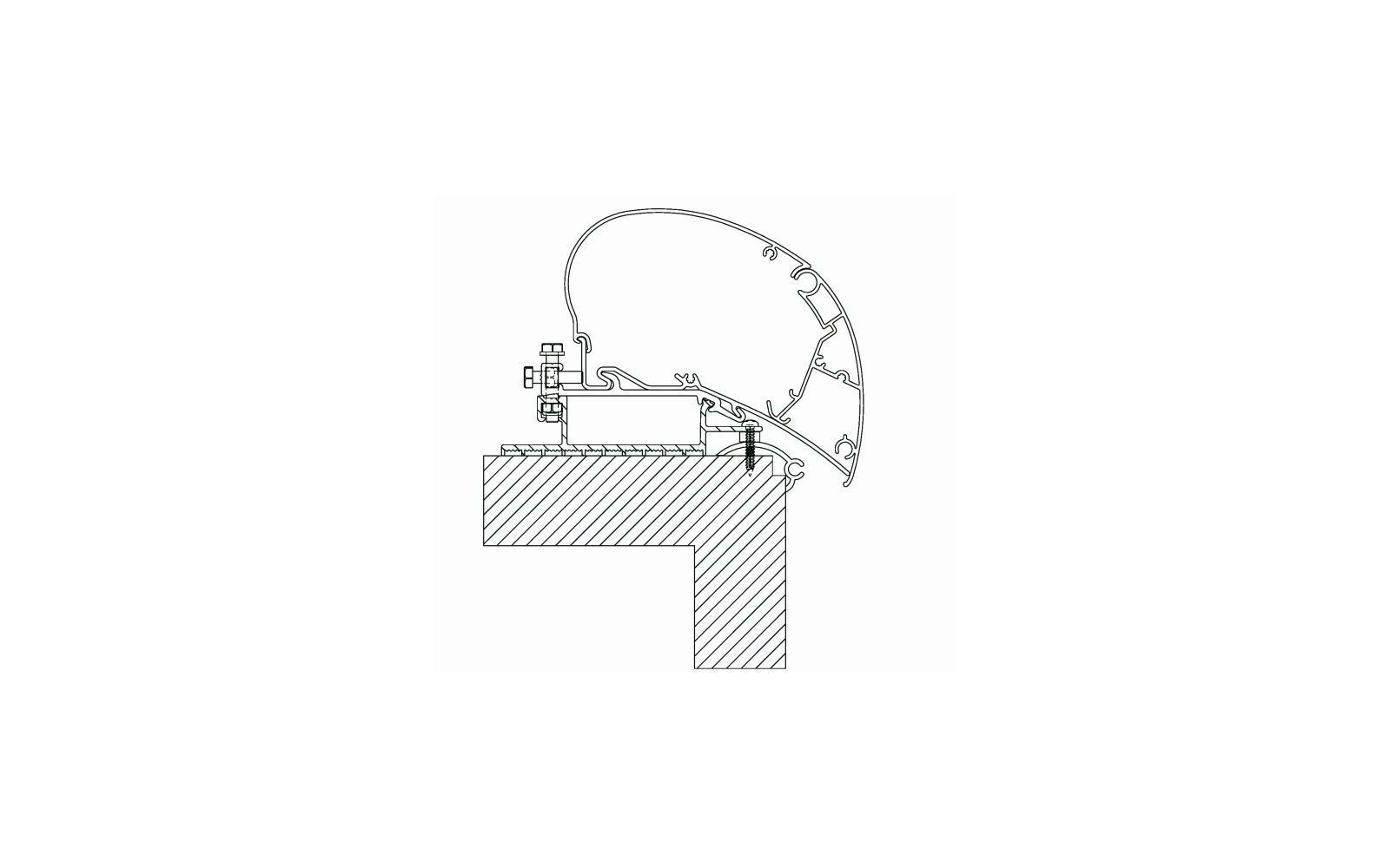 Thule Roof Top Markisenadapter universal
