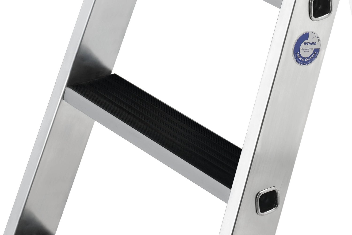 PROREGAL Trapladder, eenzijdige toegang met clip-trede, 4 treden