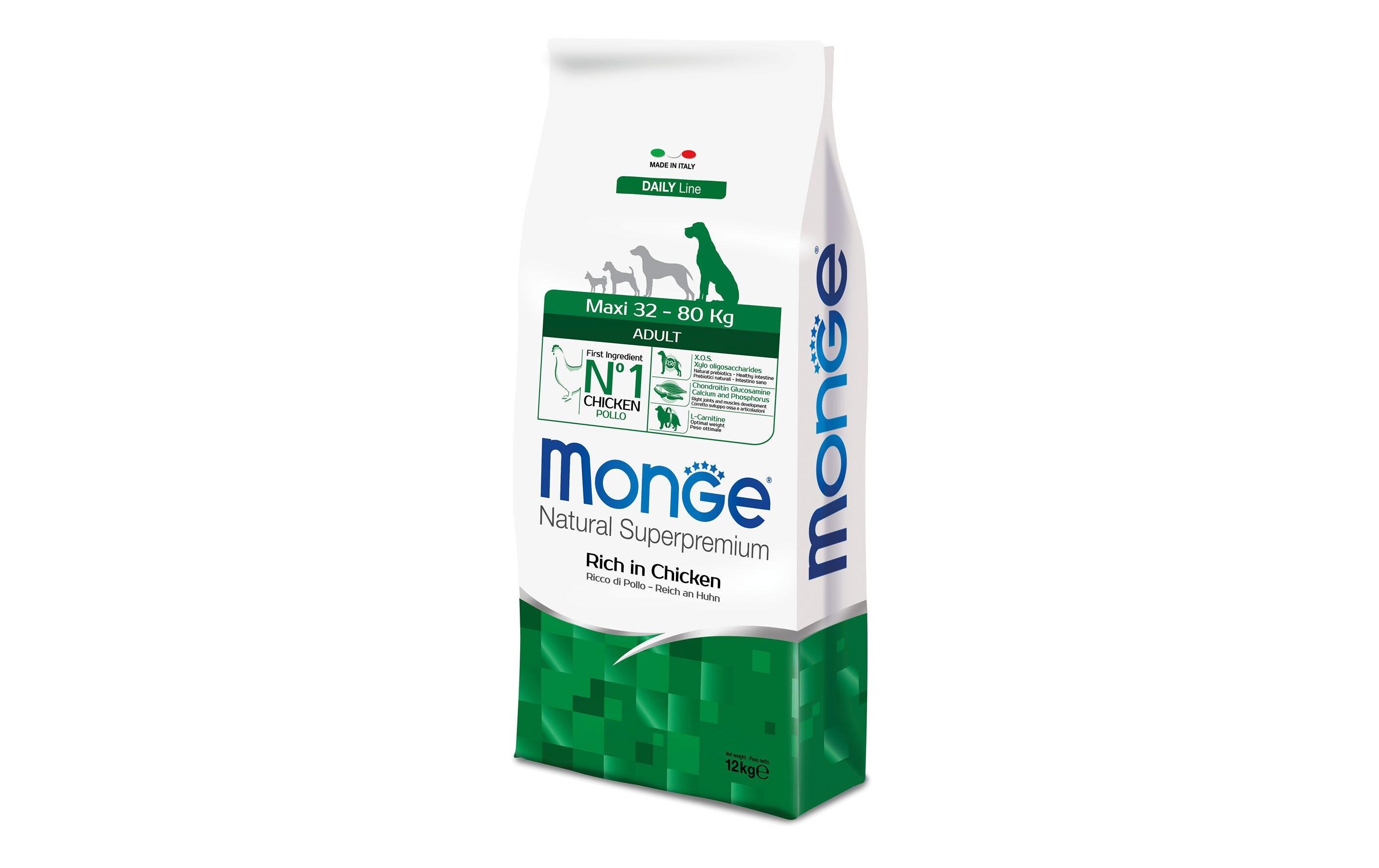 Trockenfutter Daily Line Adult Maxi, Huhn, 12 kgAlleinfuttermittel für ausgewachsene Hunde