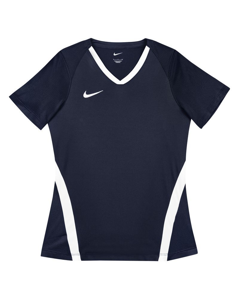 Maillot de volley Nike Team Spike Bleu Marine pour femme