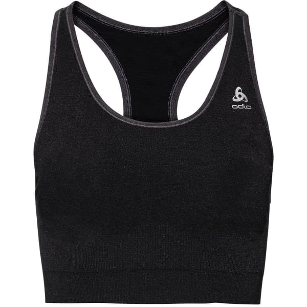 Brassière trail ODLO SPORTS BRA SEAMLESS M CERAMIC BLACK MELANGE