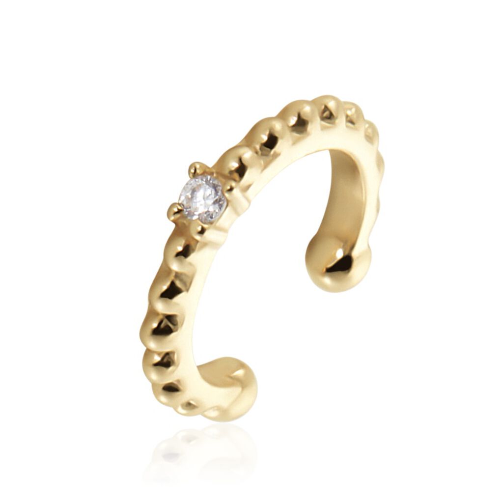 Bague D'oreille Unitaire Grishilde Plaqué Or Oxyde De Zirconium