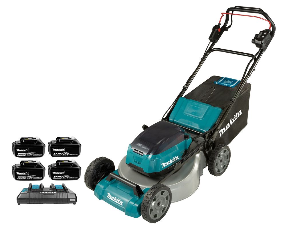 Makita DLM465PT4 LXT 2x18 V accu Grasmaaier 46 cm
