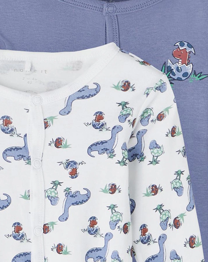 Schlafstrampler NBFNIGHTSUIT - DINO 2er Pack in wild wind