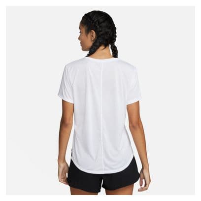 Maillot manches courtes Nike Dri-Fit Swoosh Femme Blanc