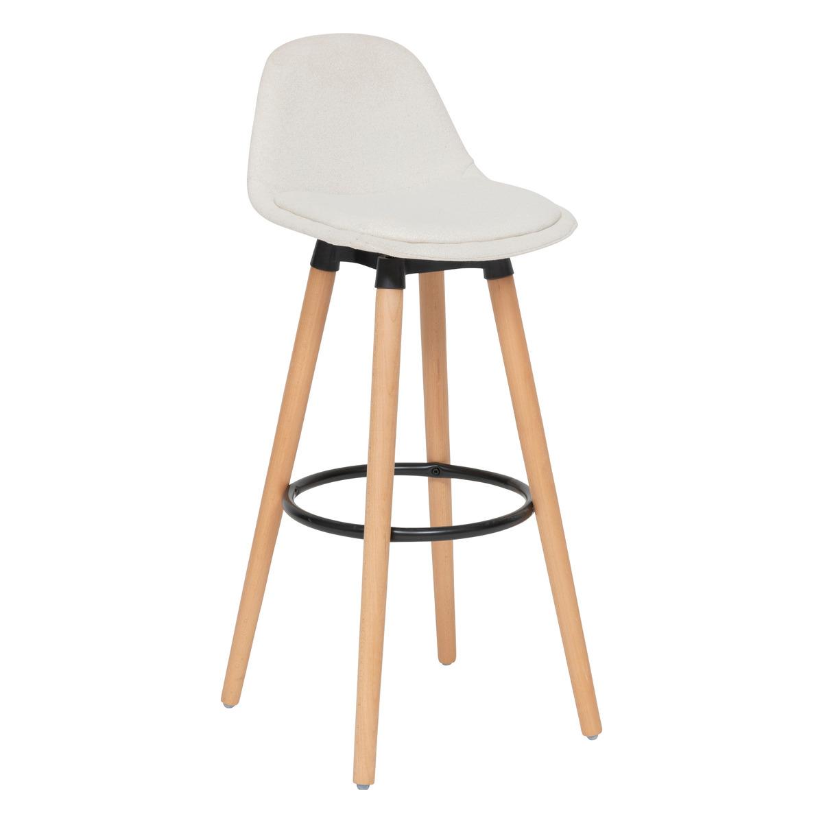 TABOURET DE BAR MAXON BLANC H.92.5CM
