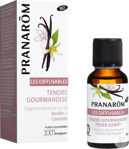 Pranarôm Les Diffusables Tendre Gourmandise Vanille Et Cannelle Bio Flacon 30ml