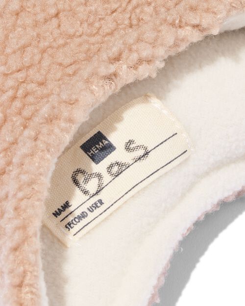 bonnet bébé peluche avec oreilles marron