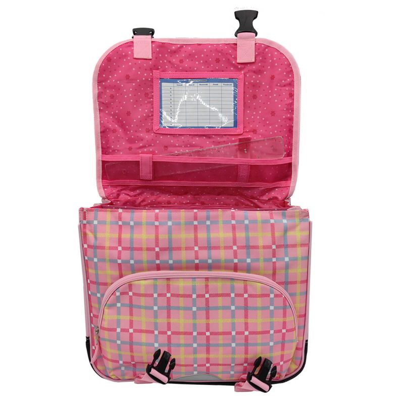 Cartable scolaire Romantique licorne 35 cm Rose