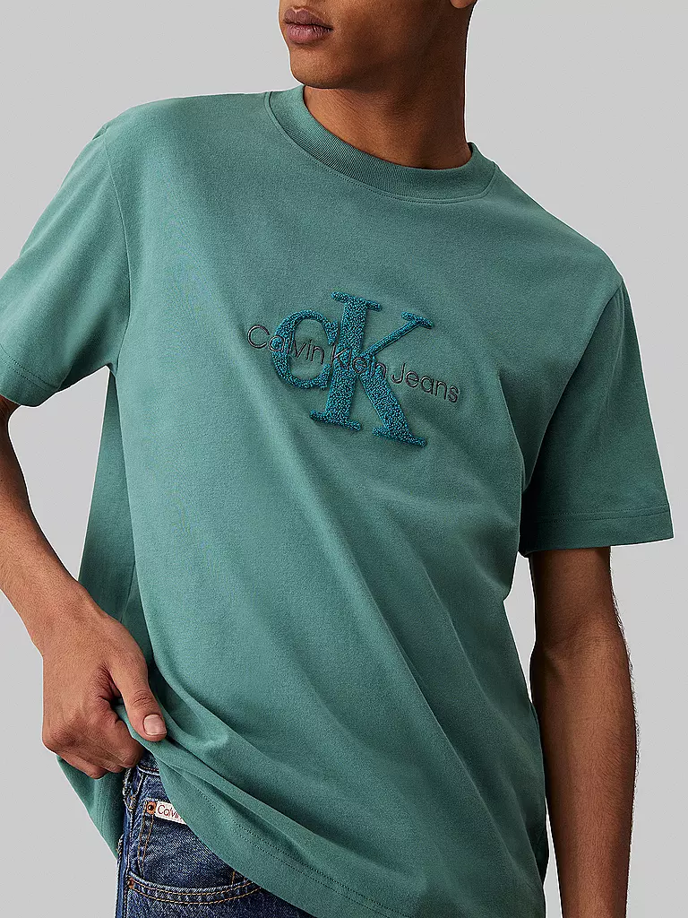 CALVIN KLEIN JEANS T-Shirt petrol