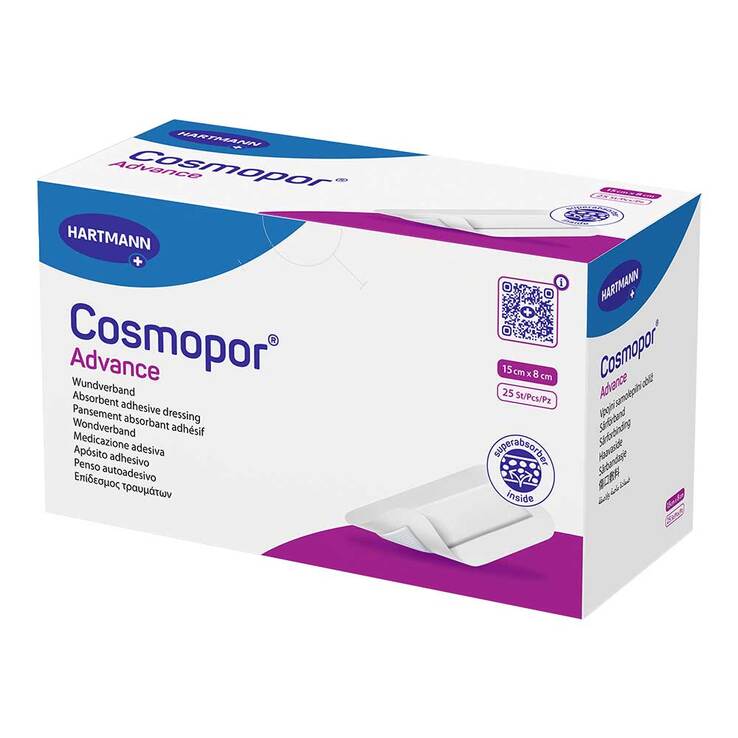 Cosmopor Advance 8x15 cm, 25 St