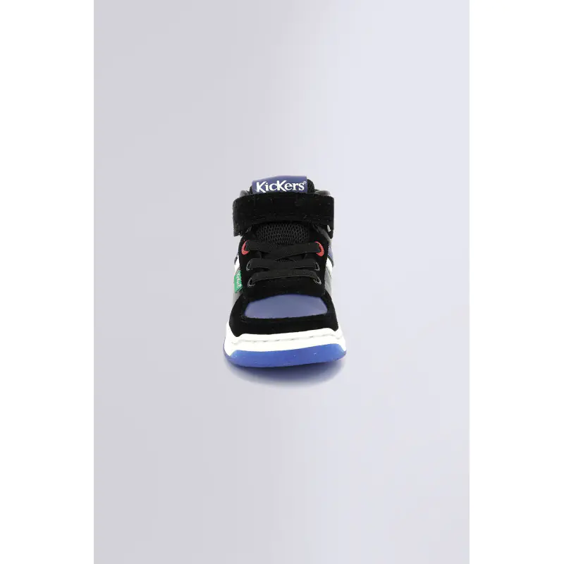 KICKALIEN NOIR BLEU BLANC SNEAKERS HAUTES Synthétique Garçon