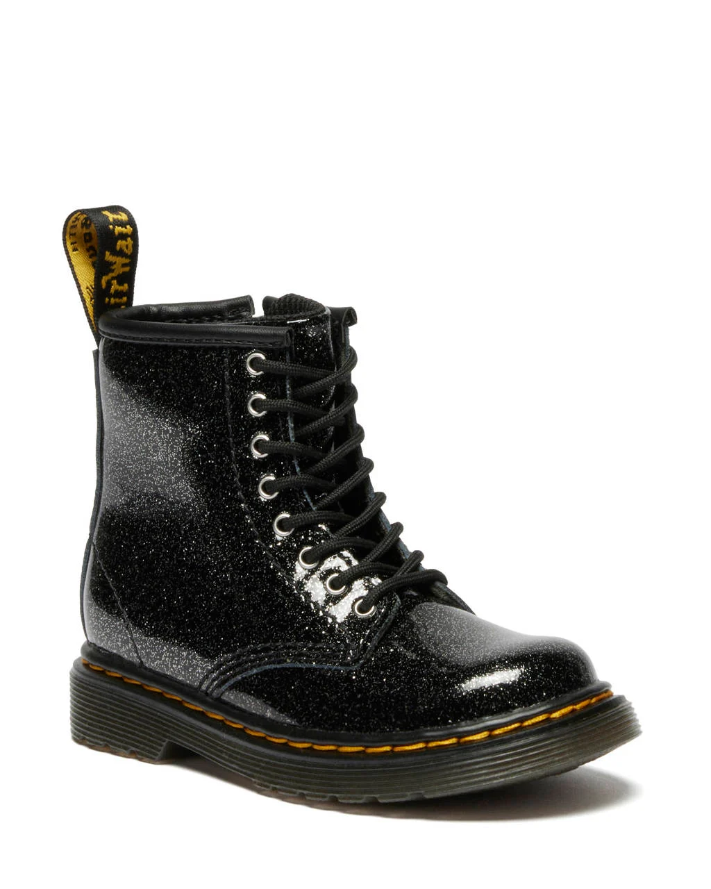 Dr. Martens 1460 Tleren veterboots met glitters zwart