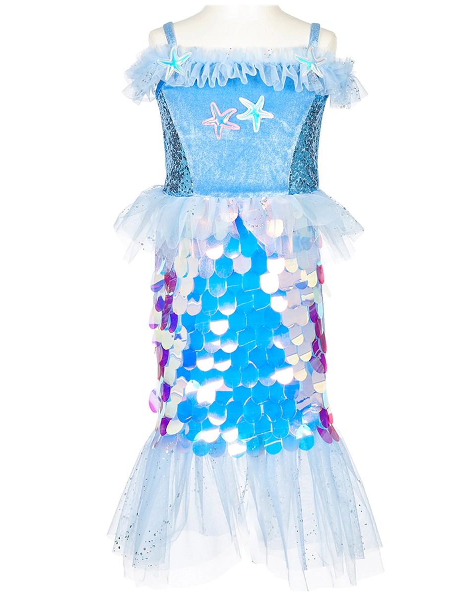 Kostüm-Kleid MEERJUNGFRAU LORELIE in blau