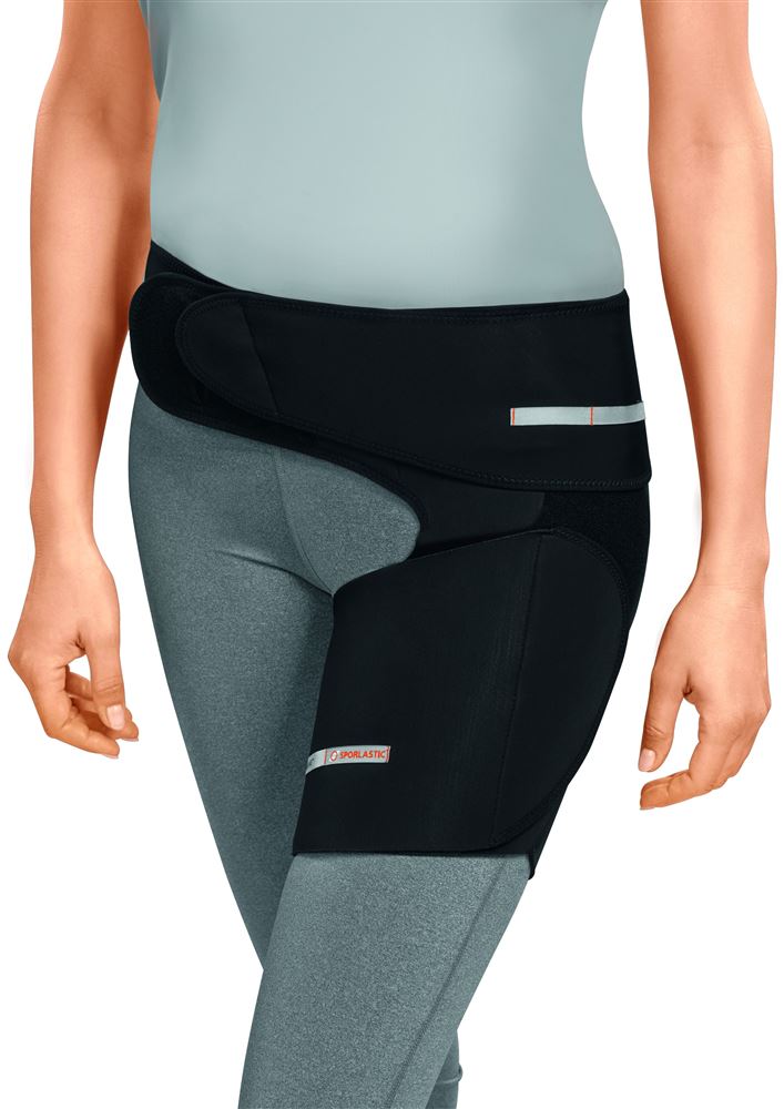 Sporlastic Coxa-Hit<br>1 Stück, XXL, links schwarz
