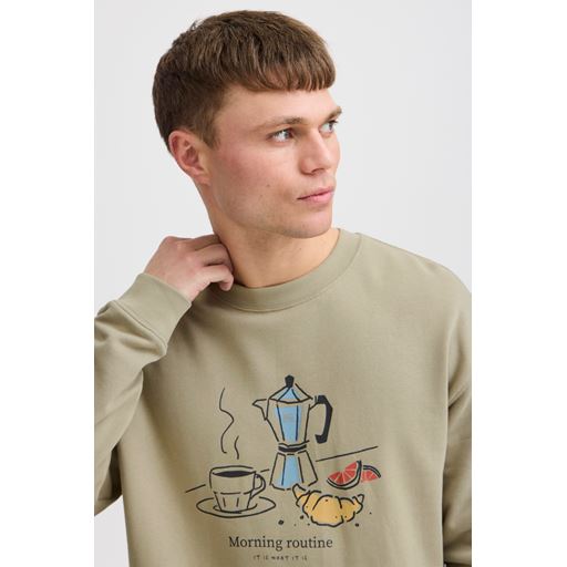 Solid Mulder Sweatshirt, Laurel Oak, XXL
