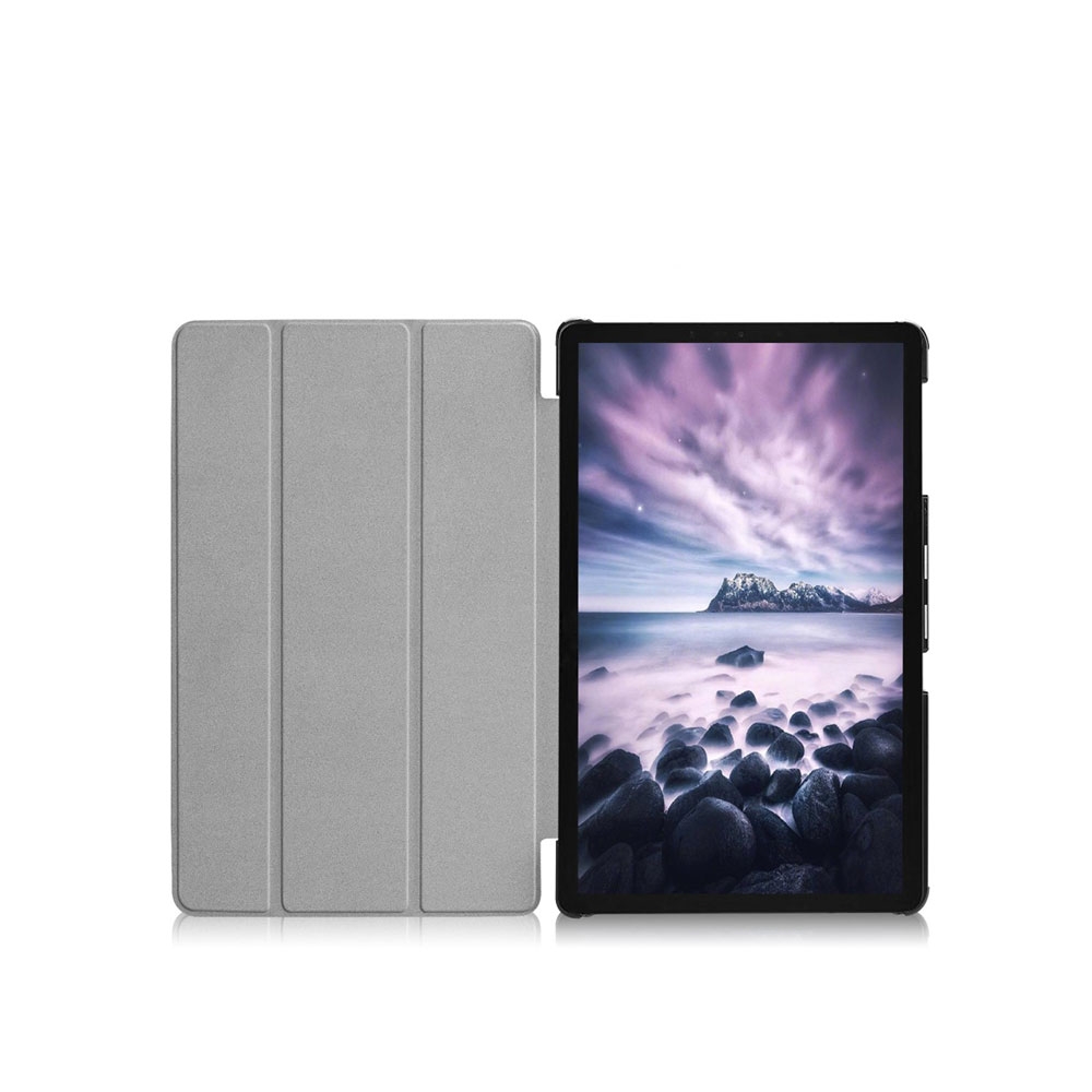 Samsung Galaxy Tab A 10.5 Leder Tasche Smart Cover Schutzhülle - Schwarz