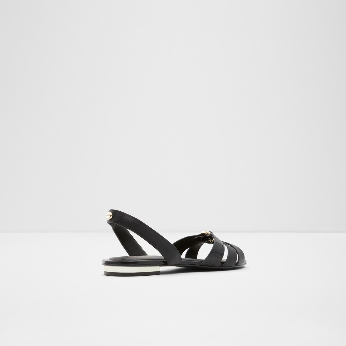 Marassi Black Women Flat Sandals