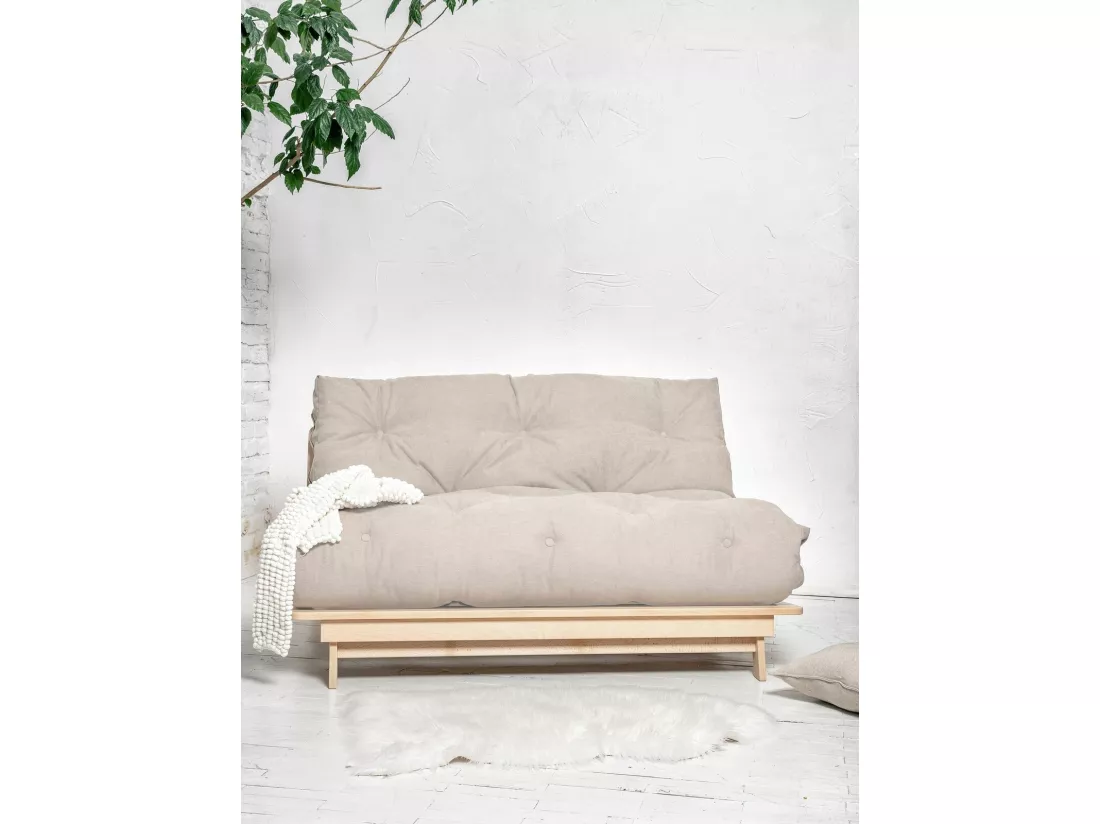 Canapé lit convertible futon layti Beige